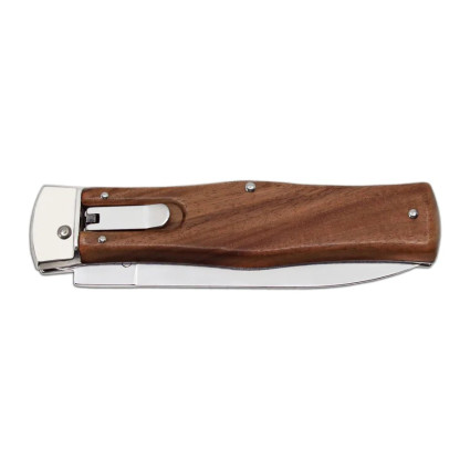 OTF knife PREDATOR 1-piece – rosewood handle scale 241-ND-1 OTF knife PREDATOR 1-piece – rosewood handle scale 241-ND-1