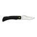 Pocket folding knife CROCODILE black handle scale, blade with hole 243-NH-1/B