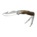 Hunting knife TAIGA 3-piece with saw and fire starter – handle scale antler 369-NP-3