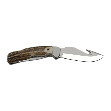 Hunting knife TAIGA 3-piece with saw and fire starter – handle scale antler 369-NP-3 Hunting knife TAIGA 3-piece with saw and fire starter – handle scale antler 369-NP-3