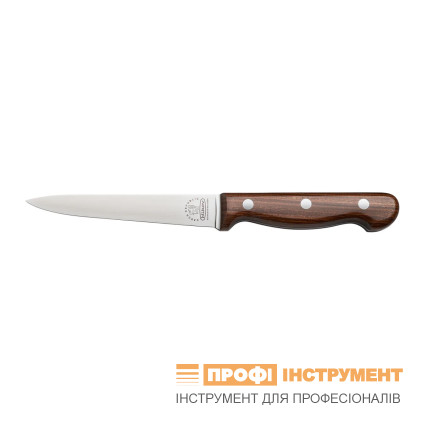 Butcher piercing knife LUX PROFI 15 cm – rosewood handle scale 304-ND-15