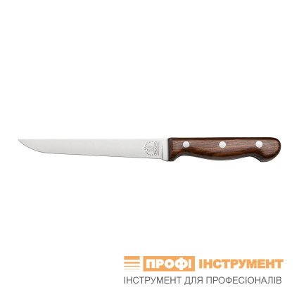 Butcher portioning knife LUX PROFI 18 cm – rosewood handle scale 307-ND-18