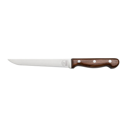 Butcher portioning knife LUX PROFI 18 cm – rosewood handle scale 307-ND-18