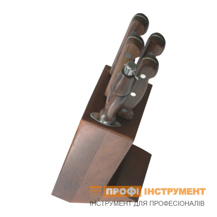 Набор ножей LUX PROFI с точилкой, блок 69-5 Набор ножей LUX PROFI с точилкой, блок 69-5