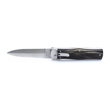 OTF knife PREDATOR 2-piece with saw – handle scale buffalo horn 241-NR-2 OTF knife PREDATOR 2-piece with saw – handle scale buffalo horn 241-NR-2