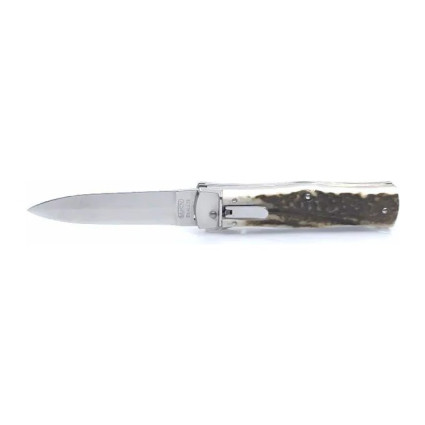OTF knife PREDATOR 2-piece with saw – handle scale antler 241-NP-2 OTF knife PREDATOR 2-piece with saw – handle scale antler 241-NP-2
