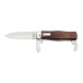 OTF knife PREDATOR 3-piece with bottle opener and can opener – rosewood handle scale 241-ND-3