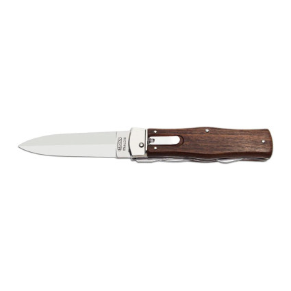 OTF knife PREDATOR 3-piece with bottle opener and can opener – rosewood handle scale 241-ND-3
