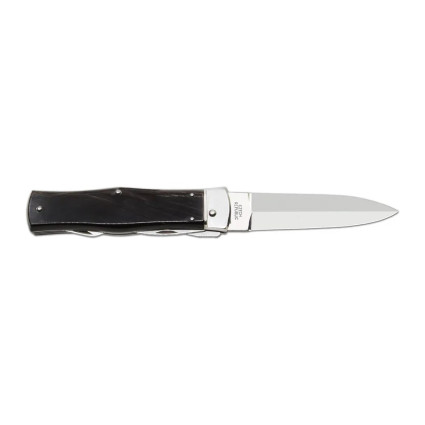 OTF knife PREDATOR 3-piece with bottle opener and can opener – handle scale buffalo horn 241-NR-3 OTF knife PREDATOR 3-piece with bottle opener and can opener – handle scale buffalo horn 241-NR-3
