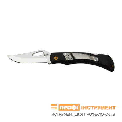 Pocket folding knife CROCODILE with clip black handle scale, blade with hole 243-NH-1/B CLIP Pocket folding knife CROCODILE with clip black handle scale, blade with hole 243-NH-1/B CLIP
