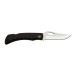 Pocket folding knife CROCODILE with clip black handle scale, blade with hole 243-NH-1/B CLIP