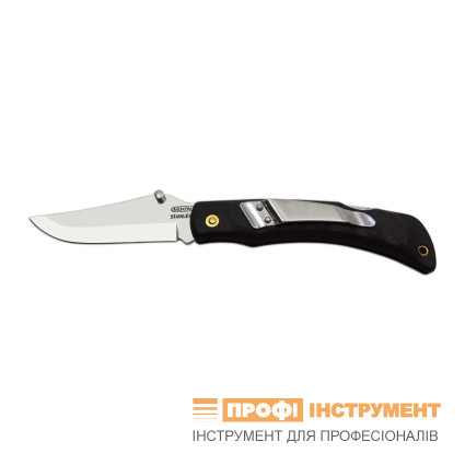 Pocket folding knife CROCODILE with clip black handle scale, blade with locking pin 243-NH-1/C CLIP Pocket folding knife CROCODILE with clip black handle scale, blade with locking pin 243-NH-1/C CLIP
