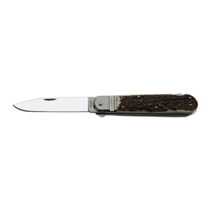 HUNTER 2-piece Folding Hunting Knife with Saw – Antler Handle Scale 230-XP-2 HUNTER 2-piece Folding Hunting Knife with Saw – Antler Handle Scale 230-XP-2