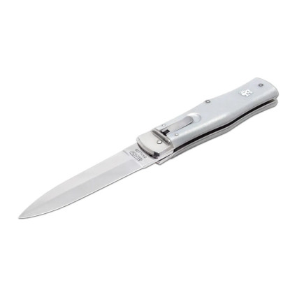 OTF knife PREDATOR gray handle scale 241-NH-1