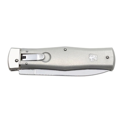 OTF knife PREDATOR gray handle scale 241-NH-1