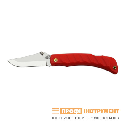 Folding knife CROCODILE red handle scale, blade with pin 243-NH-1/C