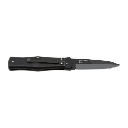 OTF knife PREDATOR BLACKOUT with clip – N690 steel, DLC finish 241-BH-1/B/CLIP OTF knife PREDATOR BLACKOUT with clip – N690 steel, DLC finish 241-BH-1/B/CLIP