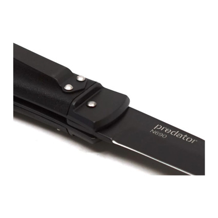 OTF knife PREDATOR BLACKOUT with clip – N690 steel, DLC finish 241-BH-1/B/CLIP OTF knife PREDATOR BLACKOUT with clip – N690 steel, DLC finish 241-BH-1/B/CLIP