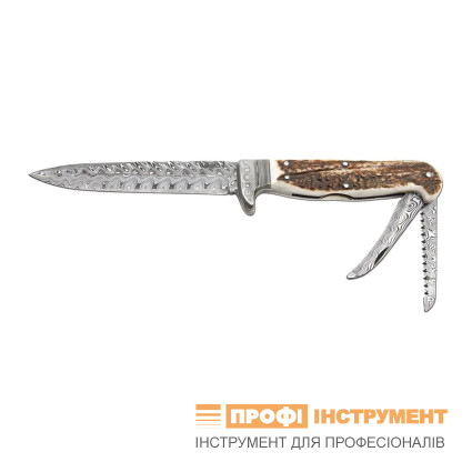 Мисливський ніж JELEN EXCLUSIVE 3-предметний з пилкою та штопором 370-DP-3