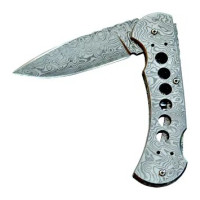 Hunting folding knife HABLOCK EXCLUSIVE – Damascus steel 220-D-1