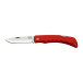 Pocket folding knife CROCODILE red handle scale 243-NH-1