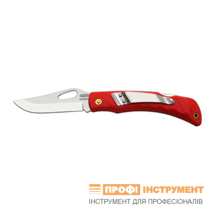 Pocket folding knife CROCODILE with clip red handle scale, blade with hole 243-NH-1/B CLIP Pocket folding knife CROCODILE with clip red handle scale, blade with hole 243-NH-1/B CLIP
