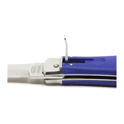 OTF knife PREDATOR blue handle scale 241-NH-1 OTF knife PREDATOR blue handle scale 241-NH-1