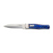 OTF knife PREDATOR – steel N690, raffir handle scale blue 241-BRa-1 RAFFIR