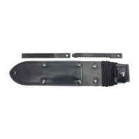 Leather sheath UTON BLACK AZ including accessories AZ-4 Leather sheath UTON BLACK AZ including accessories AZ-4