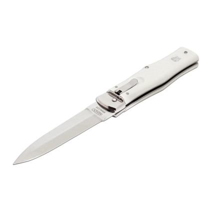 OTF knife PREDATOR with clip white handle scale 241-NH-1/KLIP OTF knife PREDATOR with clip white handle scale 241-NH-1/KLIP