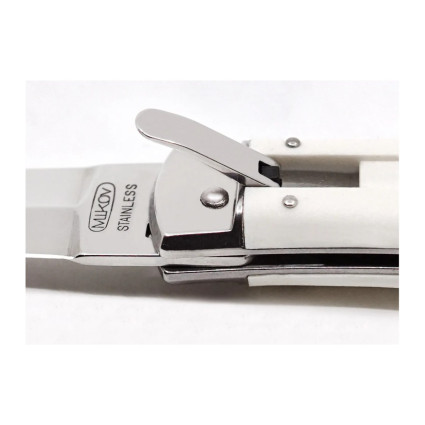 OTF knife PREDATOR with clip white handle scale 241-NH-1/KLIP OTF knife PREDATOR with clip white handle scale 241-NH-1/KLIP