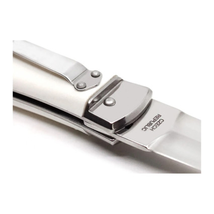 OTF knife PREDATOR with clip white handle scale 241-NH-1/KLIP OTF knife PREDATOR with clip white handle scale 241-NH-1/KLIP