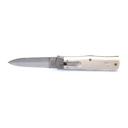OTF knife PREDATOR with clip white handle scale 241-NH-1/KLIP OTF knife PREDATOR with clip white handle scale 241-NH-1/KLIP
