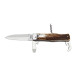OTF knife PREDATOR 4-piece with clip – handle scale horn 241-NP-4/N/CLIP