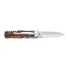 OTF knife PREDATOR 4-piece with clip – handle scale horn 241-NP-4/N/CLIP