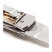 OTF knife PREDATOR 4-piece with clip – handle scale horn 241-NP-4/N/CLIP