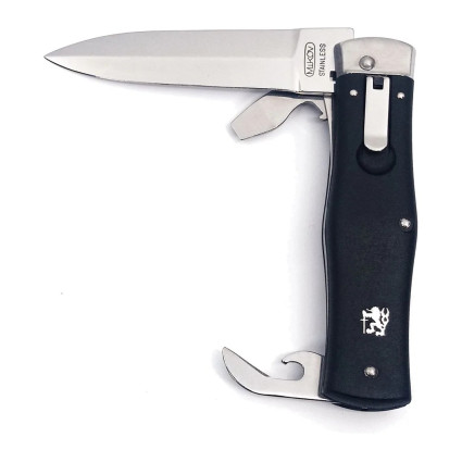 OTF knife PREDATOR black 3-piece with clip 241-NH-3/N/CLIP