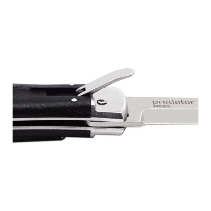 Нож выкидной PREDATOR STONEWASH с клипсой для левши – сталь N690 241-BH-1 L/STN/CLIP