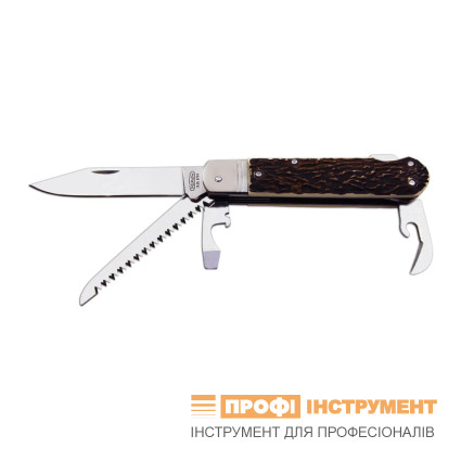 Hunting folding knife FIXIR 4-piece with saw and bottle opener and can opener 232-XH-4