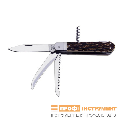 Hunting folding knife FIXIR 4-piece with saw, pick and corkscrew 232-XH-4V