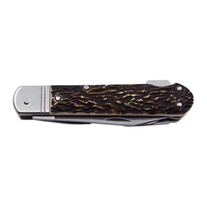 Hunting folding knife FIXIR 5-piece with saw, corkscrew and bottle opener and can opener 232-XH-5V