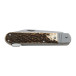 Hunting folding knife FIXIR 3-piece with saw and pick – handle scale antler 232-XP-3