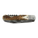 Hunting folding knife FIXIR 6-piece with saw, pick, and corkscrew – handle scale antler 232-XP-6V Hunting folding knife FIXIR 6-piece with saw, pick, and corkscrew – handle scale antler 232-XP-6V