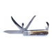 Hunting folding knife FIXIR 6-piece with saw, pick, and corkscrew – handle scale antler 232-XP-6V Hunting folding knife FIXIR 6-piece with saw, pick, and corkscrew – handle scale antler 232-XP-6V