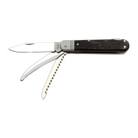 Hunting folding knife FIXIR 3-piece with saw and pricker – handle scale buffalo horn 232-XR-3 Hunting folding knife FIXIR 3-piece with saw and pricker – handle scale buffalo horn 232-XR-3