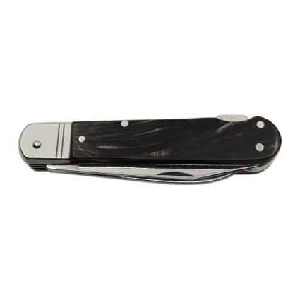 Hunting folding knife FIXIR 4-piece with saw, pick, and corkscrew – buffalo horn handle scale 232-XR-4V Hunting folding knife FIXIR 4-piece with saw, pick, and corkscrew – buffalo horn handle scale 232-XR-4V