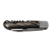 Hunting folding knife FIXIR 4-piece with saw, pick, and corkscrew – buffalo horn handle scale 232-XR-4V Hunting folding knife FIXIR 4-piece with saw, pick, and corkscrew – buffalo horn handle scale 232-XR-4V