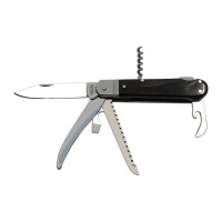 Hunting folding knife FIXIR 6-piece with saw, pick, corkscrew, and bottle and can opener – buffalo horn handle scale 232-XR-6V Hunting folding knife FIXIR 6-piece with saw, pick, corkscrew, and bottle and can opener – buffalo horn handle scale 232-XR-6V