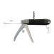 Hunting folding knife FIXIR 6-piece with saw, pick, corkscrew, and bottle and can opener – buffalo horn handle scale 232-XR-6V