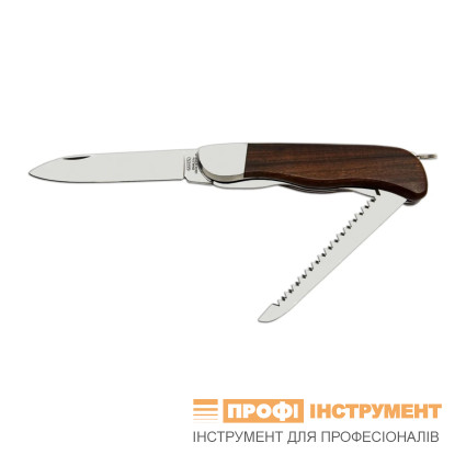 Outdoor folding pocket knife HIKER 2-piece with saw – handle rosewood 116-ND-2